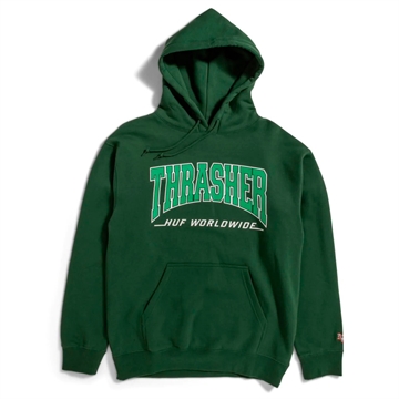 HUF x Thrasher Hoodie Bayview Forest Green